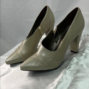 Bronx Cream High Heel Shoes